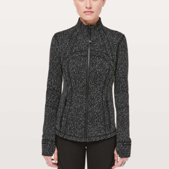 lululemon athletica Jackets & Blazers - NWOT Lululemon Define Jacket Magnetized Jacquard Black White Size 6